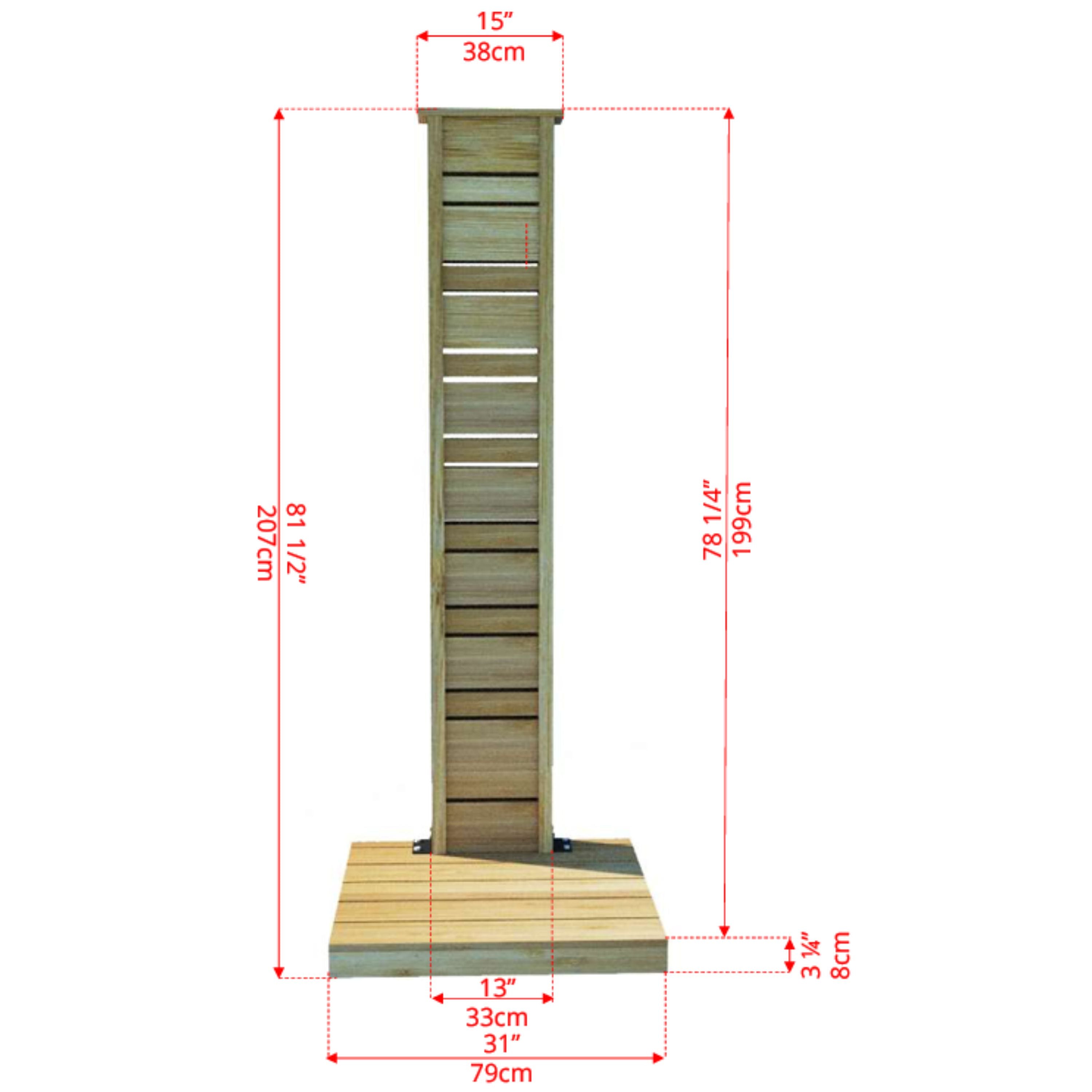 Sierra Outdoor Shower | Canadian Timber