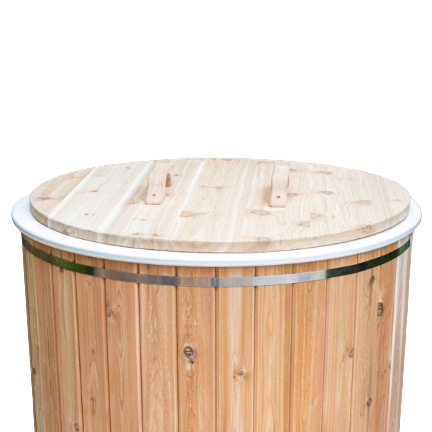 36&quot; Round Cold Plunge Lid | Canadian Timber