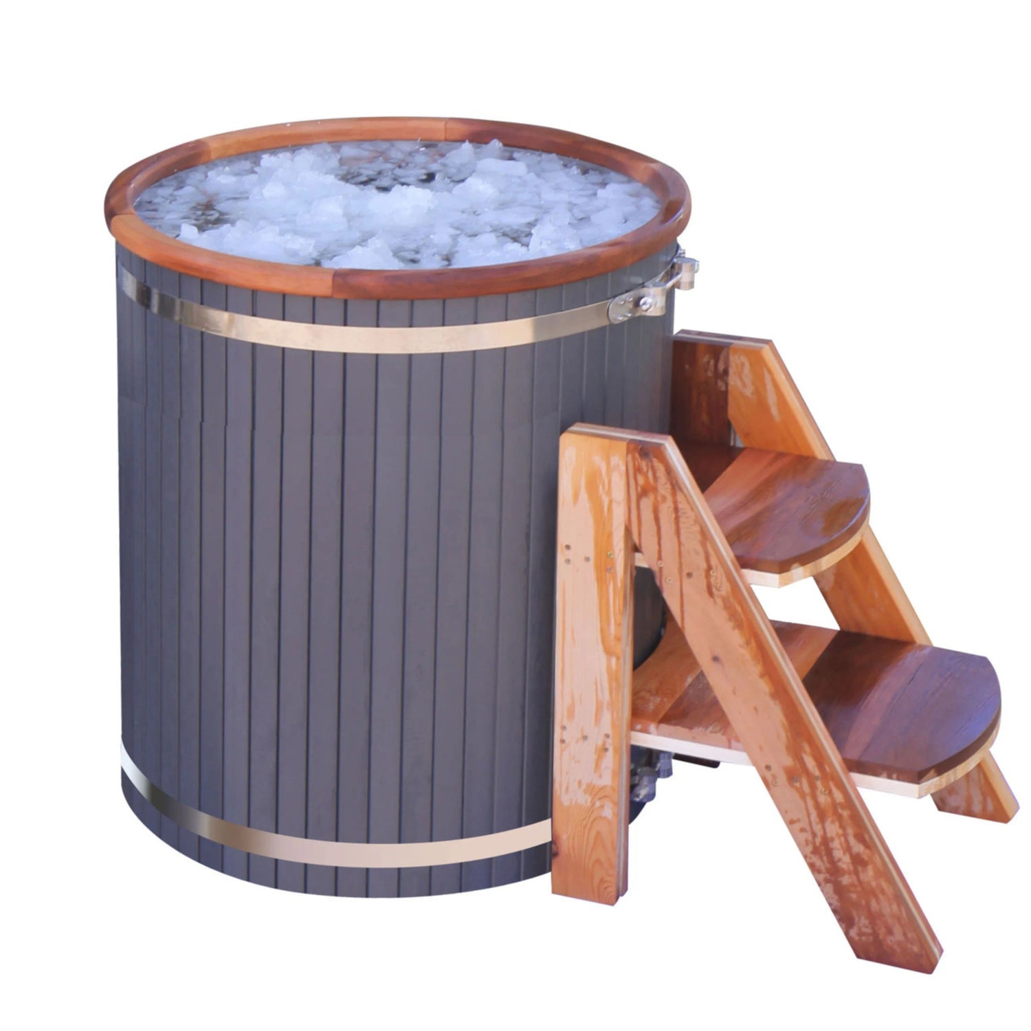 Outdoor Wooden Ice Bath Cold Plunge Tub | Aleko