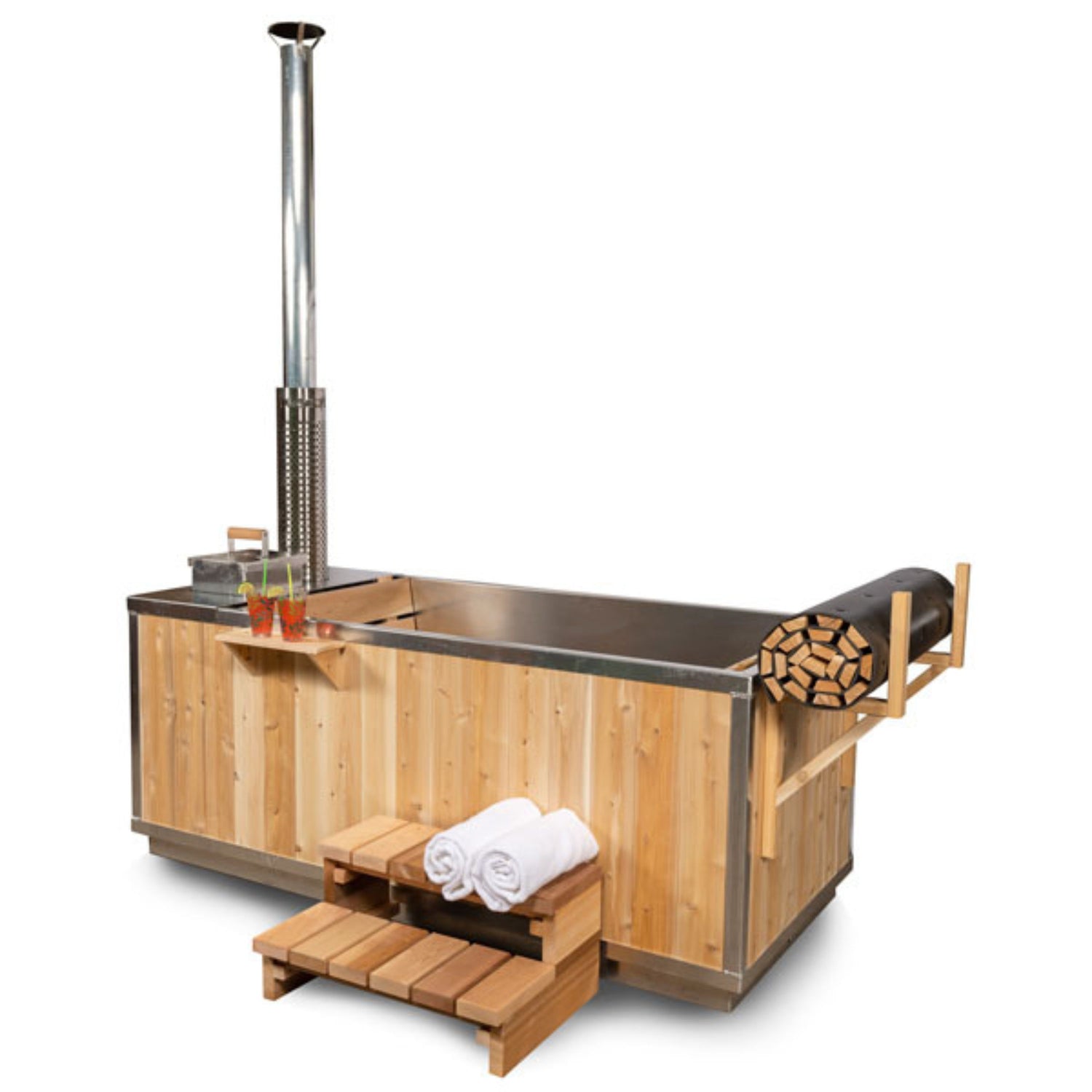 The Starlight Wood Burning Hot Tub | Canadian Timber