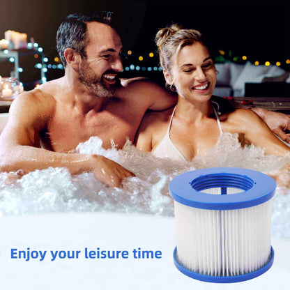 Water Filter Cartridge for Inflatable Hot Tub Spa - Lot of 12 | Aleko